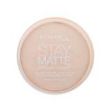 Rimmel London Stay Matte Πούδρα για γυναίκες 14 gr Απόχρωση 003 Peach Glow