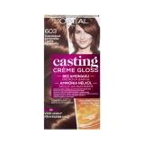 L'Oréal Paris Casting Creme Gloss Βαφή μαλλιών για γυναίκες 48 ml Απόχρωση 603 Chocolate Caramel