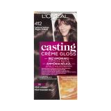 L'Oréal Paris Casting Creme Gloss Βαφή μαλλιών για γυναίκες 48 ml Απόχρωση 412 Iced Cocoa