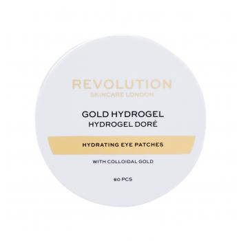 Revolution Skincare Gold Hydrogel Hydrating Eye Patches Μάσκα ματιών για γυναίκες 60 τεμ