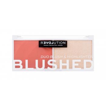 Revolution Relove Colour Play Blushed Duo Blush & Highlighter Σετ μακιγιάζ για γυναίκες 5,8 gr Απόχρωση Daydream