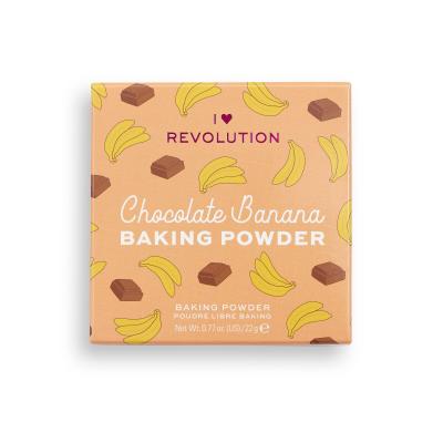 I Heart Revolution Loose Baking Powder Πούδρα για γυναίκες 22 gr Απόχρωση Chocolate Banana