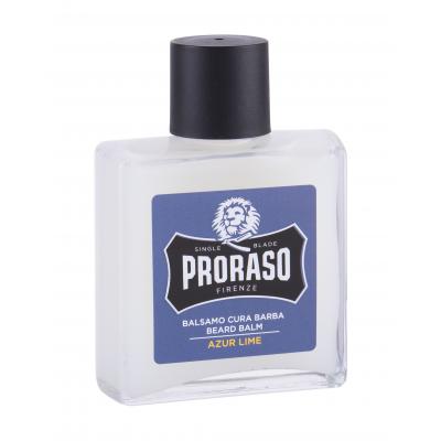 PRORASO Azur Lime Beard Balm Βάλσαμο για τα γένια για άνδρες 100 ml