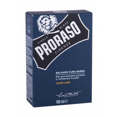 PRORASO Azur Lime Beard Balm Βάλσαμο για τα γένια για άνδρες 100 ml