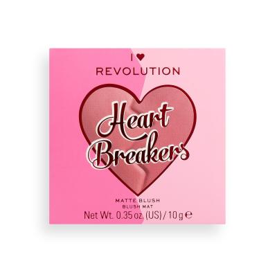I Heart Revolution Heartbreakers Matte Blush Ρουζ για γυναίκες 10 gr Απόχρωση Independent