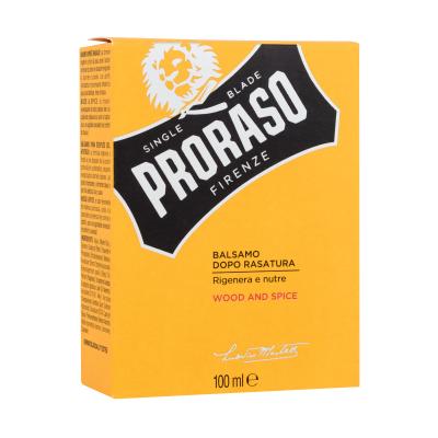 PRORASO Wood &amp; Spice After Shave Balm Βάλσαμο για μετά το ξύρισμα  για άνδρες 100 ml