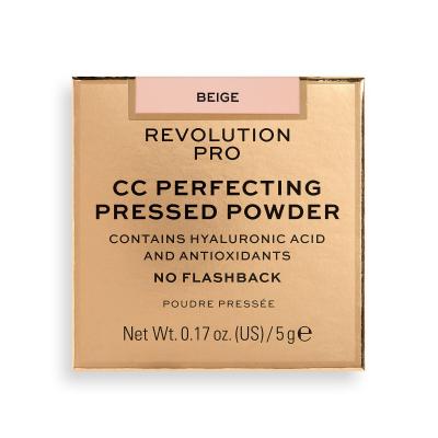 Revolution Pro CC Perfecting Press Powder Πούδρα για γυναίκες 5 gr Απόχρωση Beige