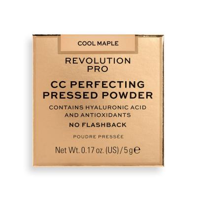 Revolution Pro CC Perfecting Press Powder Πούδρα για γυναίκες 5 gr Απόχρωση Cool Maple