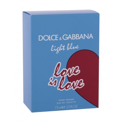 Dolce&amp;Gabbana Light Blue Love Is Love Eau de Toilette για άνδρες 75 ml