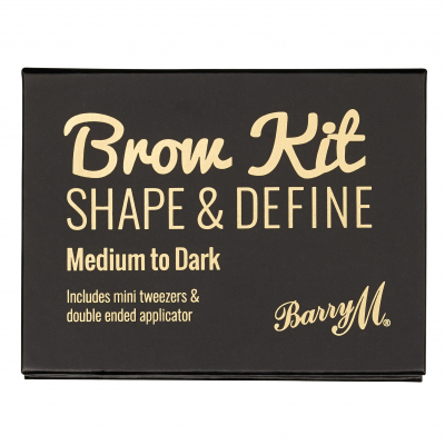 Barry M Brow Kit Προϊόντα για τη διαμόρφωση φρυδιών για γυναίκες 4,5 gr Απόχρωση Medium - Dark