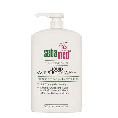SebaMed Sensitive Skin Face &amp; Body Wash Υγρό σαπούνι για γυναίκες 1000 ml