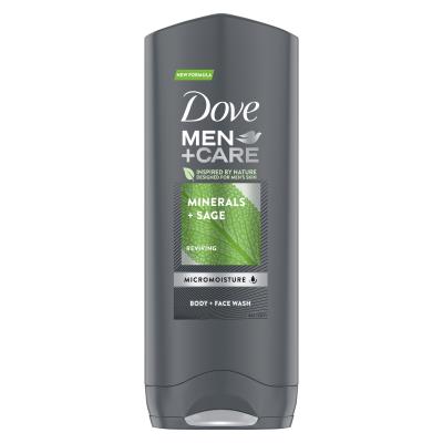 Dove Men + Care Minerals + Sage Αφρόλουτρο για άνδρες 250 ml