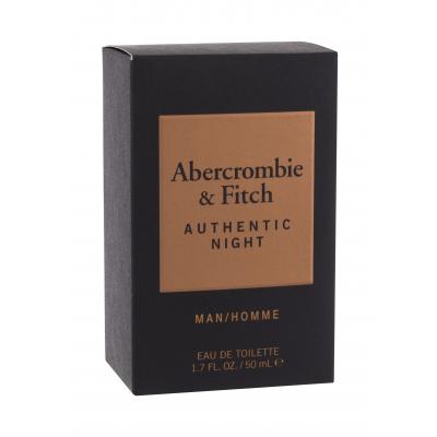 Abercrombie &amp; Fitch Authentic Night Eau de Toilette για άνδρες 50 ml