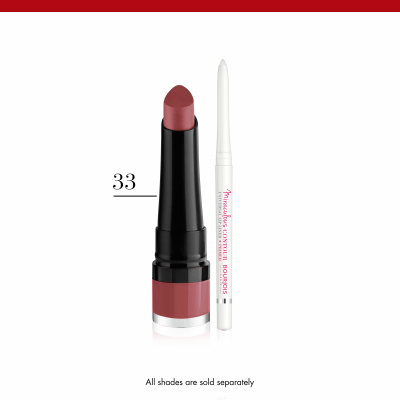 BOURJOIS Paris Rouge Velvet The Lipstick Κραγιόν για γυναίκες 2,4 gr Απόχρωση 33 Rose Water