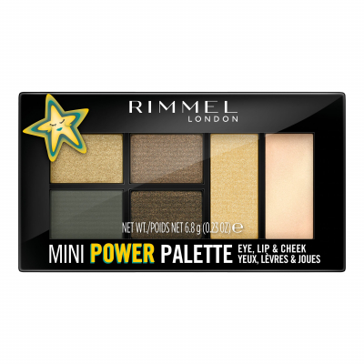 Rimmel London Mini Power Palette Пαλέτα contouring για γυναίκες 6,8 gr Απόχρωση 005 Boss Babe