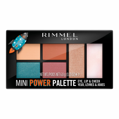 Rimmel London Mini Power Palette Пαλέτα contouring για γυναίκες 6,8 gr Απόχρωση 004 Pioneer