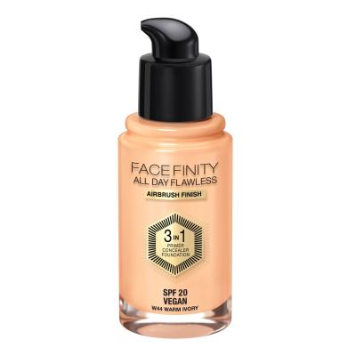 Max Factor Facefinity All Day Flawless SPF20 Make up για γυναίκες 30 ml Απόχρωση W44 Warm Ivory