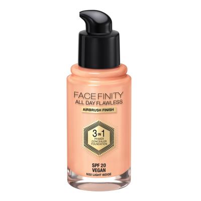 Max Factor Facefinity All Day Flawless SPF20 Make up για γυναίκες 30 ml Απόχρωση N32 Light Beige