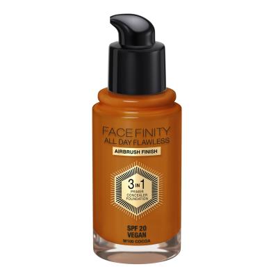 Max Factor Facefinity All Day Flawless SPF20 Make up για γυναίκες 30 ml Απόχρωση W100 Cocoa