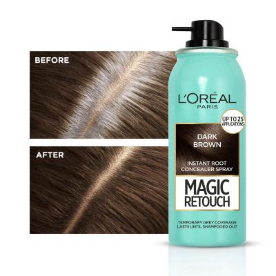 L&#039;Oréal Paris Magic Retouch Instant Root Concealer Spray Βαφή μαλλιών για γυναίκες 75 ml Απόχρωση Black