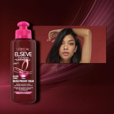 L&#039;Oréal Paris Elseve Full Resist Aminexil Brush Proof Cream Περιποίηση μαλλιών χωρίς ξέβγαλμα για γυναίκες 200 ml