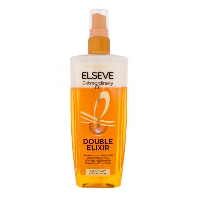 L&#039;Oréal Paris Elseve Extraordinary Oil Double Elixir Περιποίηση μαλλιών χωρίς ξέβγαλμα για γυναίκες 200 ml