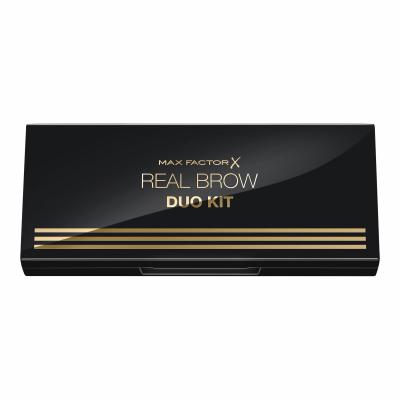 Max Factor Real Brow Duo Προϊόντα για τη διαμόρφωση φρυδιών για γυναίκες 3,3 gr Απόχρωση 002 Medium