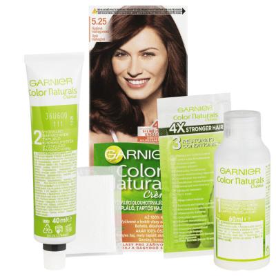 Garnier Color Naturals Créme Βαφή μαλλιών για γυναίκες 40 ml Απόχρωση 5,25 Light Opal Mahogany Brown