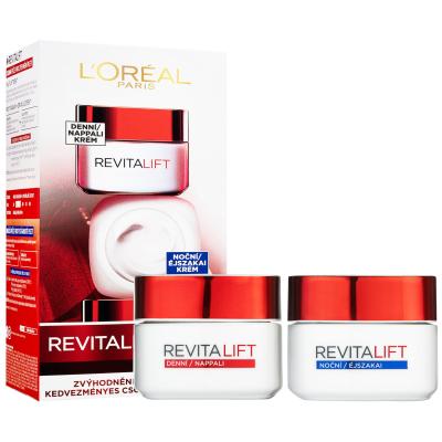 L&#039;Oréal Paris Revitalift Duo Set Σετ δώρου κρέμα ημέρας προσώπου Revitalift 50 ml + κρέμα προσώπου το βράδυ Revitalift 50 ml