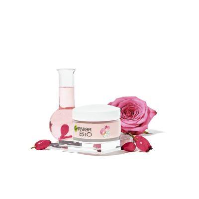 Garnier Bio Rosy Glow 3in1 Κρέμα προσώπου ημέρας για γυναίκες 50 ml