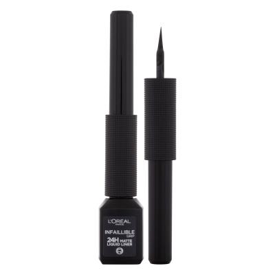 L'Oréal Paris Infaillible Grip 24H Matte Liquid Liner Eyeliner για γυναίκες 3 ml Απόχρωση 01 Black
