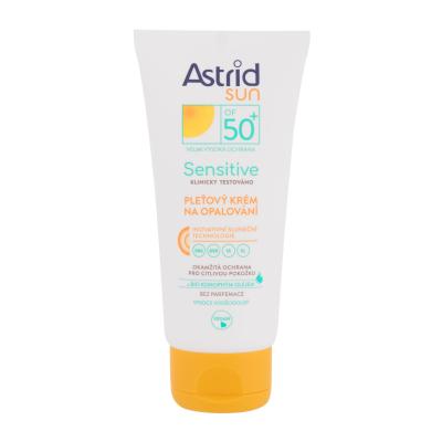 Astrid Sun Sensitive Face Cream SPF50+ Αντιηλιακό προϊόν προσώπου 50 ml