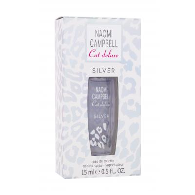 Naomi Campbell Cat Deluxe Silver Eau de Toilette για γυναίκες 15 ml