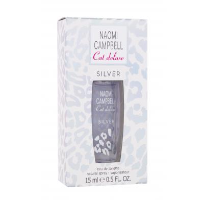 Naomi Campbell Cat Deluxe Silver Eau de Toilette για γυναίκες 15 ml