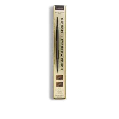 Revolution Pro Microfill Eyebrow Pencil Μολύβι για τα φρύδια για γυναίκες 0,1 gr Απόχρωση Chocolate