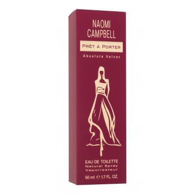 Naomi Campbell Prêt à Porter Absolute Velvet Eau de Toilette για γυναίκες 50 ml