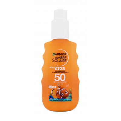 Garnier Ambre Solaire Kids Sun Protection Spray SPF50 Αντιηλιακό προϊόν για το σώμα για παιδιά 150 ml