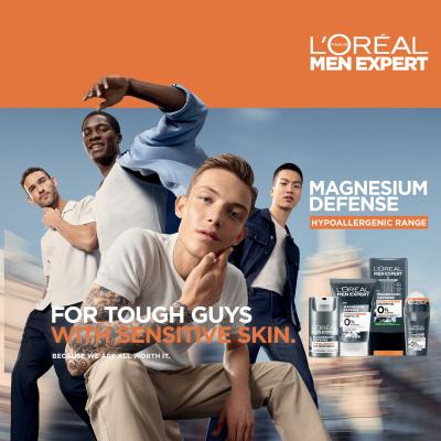 L&#039;Oréal Paris Men Expert Magnesium Defence Face Wash Καθαριστικό τζελ για άνδρες 100 ml