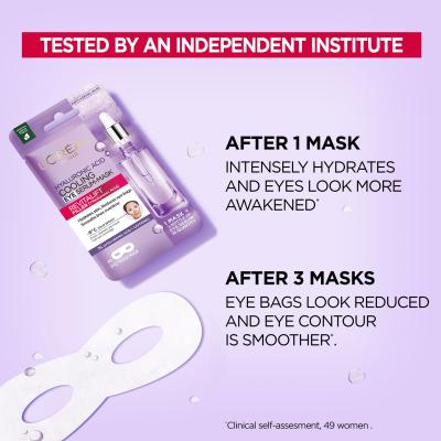 L&#039;Oréal Paris Revitalift Filler HA Cooling Tissue Eye Serum-Mask Μάσκα ματιών για γυναίκες 11 gr
