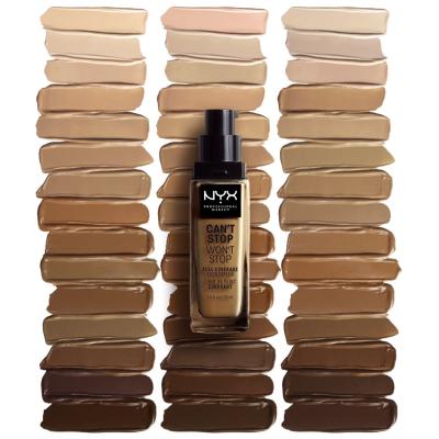 NYX Professional Makeup Can&#039;t Stop Won&#039;t Stop Make up για γυναίκες 30 ml Απόχρωση 6.5 Nude