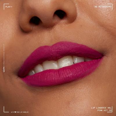 NYX Professional Makeup Lip Lingerie XXL Κραγιόν για γυναίκες 4 ml Απόχρωση 19 Pink Hit