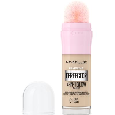 Maybelline Instant Anti-Age Perfector 4-In-1 Glow Make up για γυναίκες 20 ml Απόχρωση 01 Light