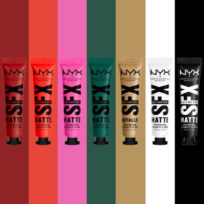 NYX Professional Makeup SFX Face And Body Paint Matte Make up για γυναίκες 15 ml Απόχρωση 06 White Frost