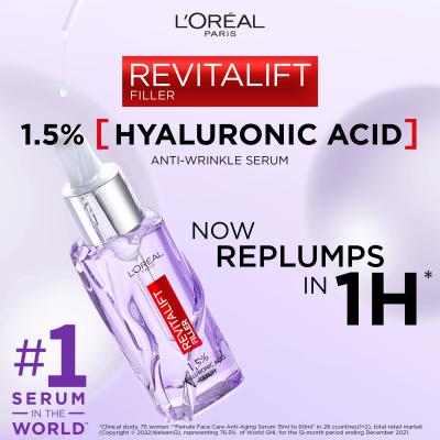L&#039;Oréal Paris Revitalift Filler HA 1,5% Ορός προσώπου για γυναίκες 30 ml