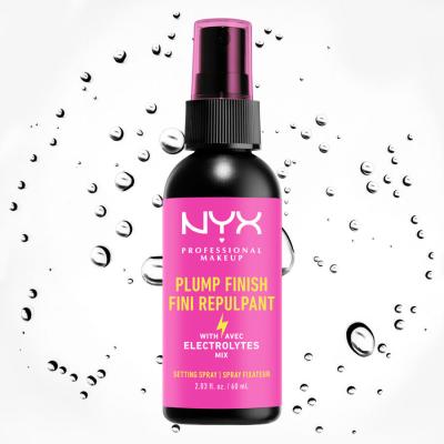 NYX Professional Makeup Plump Finish Σπρέι σταθεροποίησης μαγικιάζ για γυναίκες 60 ml