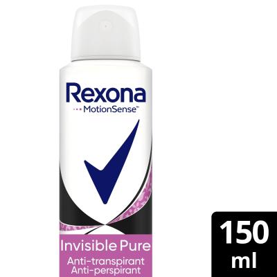 Rexona MotionSense Invisible Pure 48H Αντιιδρωτικό για γυναίκες 150 ml