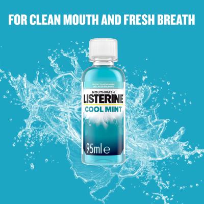 Listerine Cool Mint Mouthwash Στοματικό διάλυμα 95 ml