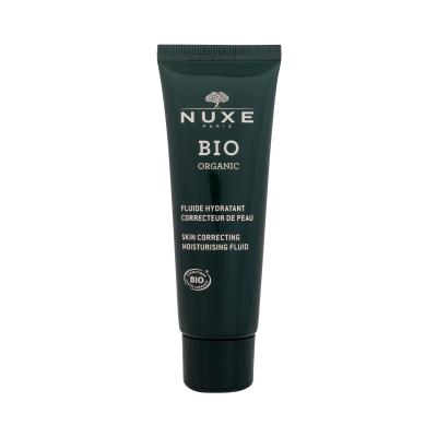 NUXE Bio Organic Skin Correcting Moisturising Fluid Τζελ προσώπου για γυναίκες 50 ml