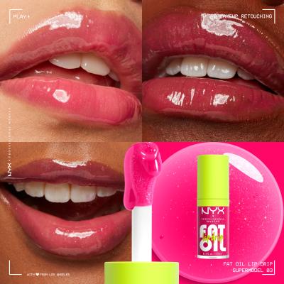 NYX Professional Makeup Fat Oil Lip Drip Λάδι χειλιών για γυναίκες 4,8 ml Απόχρωση 03 Supermodell