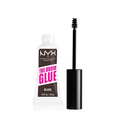 NYX Professional Makeup The Brow Glue Instant Brow Styler Τζέλ φρυδιών για γυναίκες 5 gr Απόχρωση 05 Black
